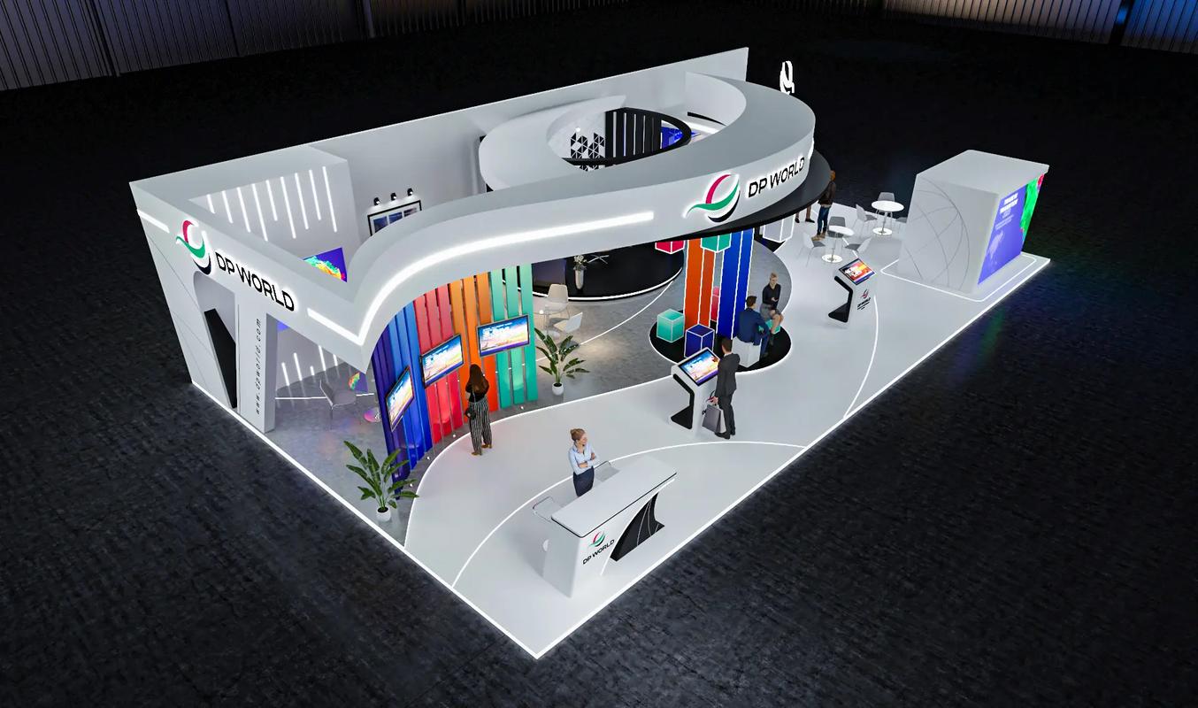 深圳廣州展覽會展臺設(shè)計策劃搭建效果圖欣賞